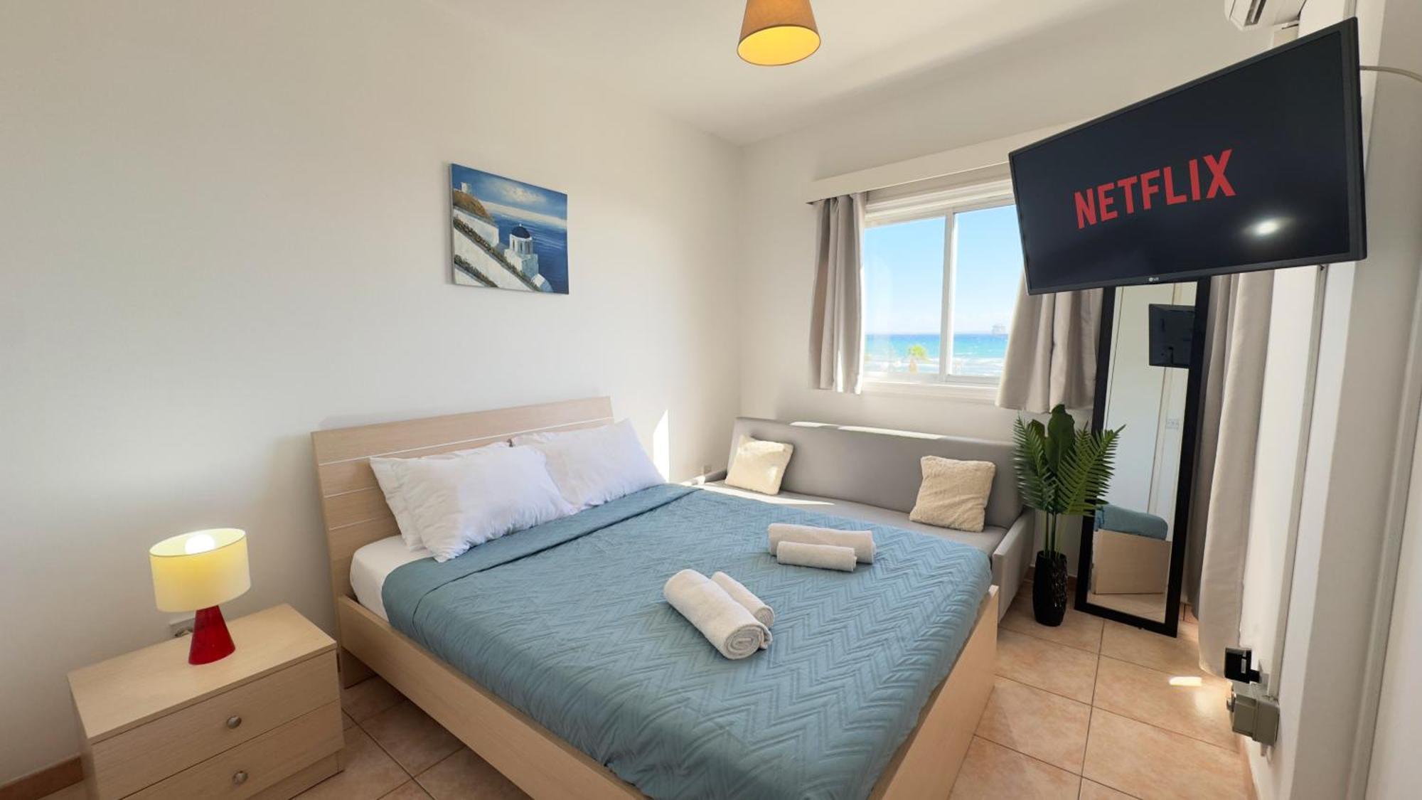 Appartement Kolonaki Seaview 1bdr Finikoudes Larnaca